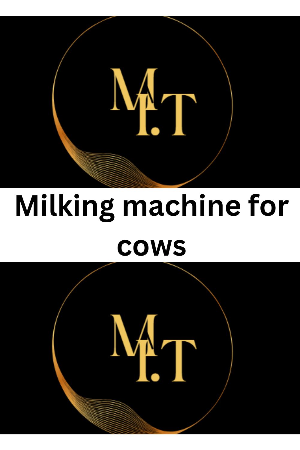 Milking machine for cows