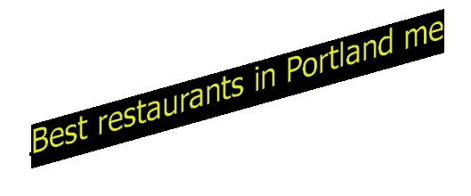 Best restaurants in Portland me