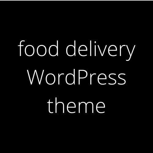 food delivery WordPress theme