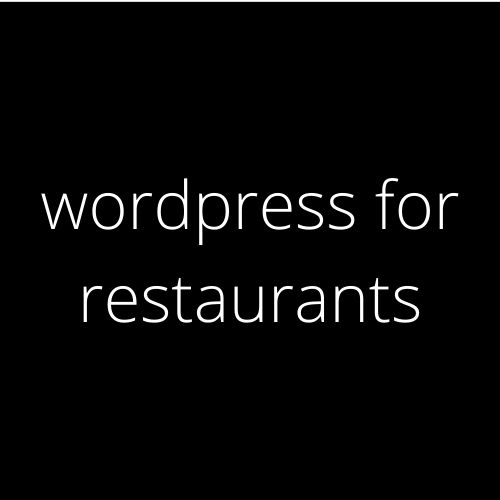 wordpress for restaurants