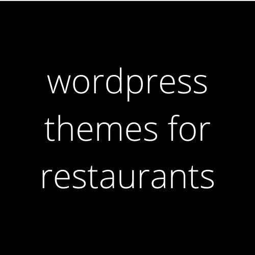 wordpress themes for restaurants