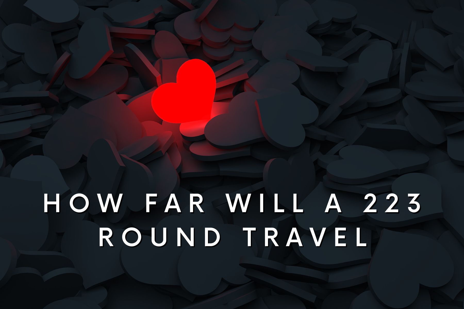 How far will a 223 round travel