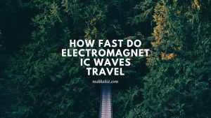 How fast do electromagnetic waves travel