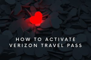 how to activate verizon travel pass